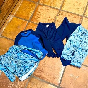 Patagonia capilene base layer and fleece set